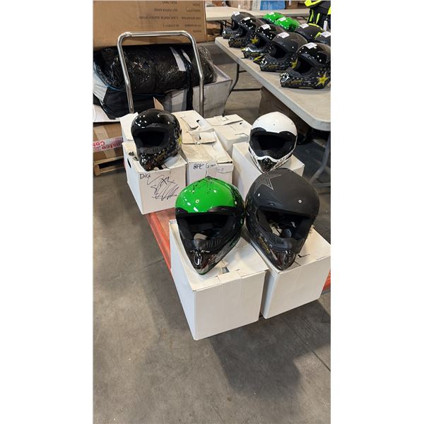ASSORTED HELMETS