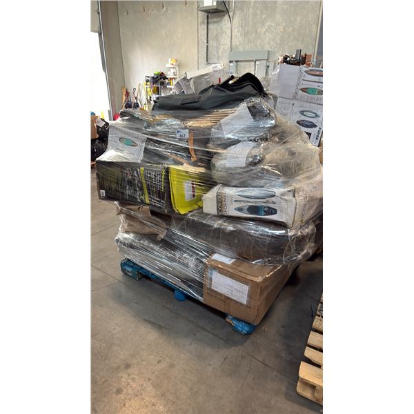 PALLET OF AQUATIC VESSELS AND ACCESSORIES