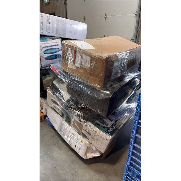 PALLET OF AQUATIC VESSELS AND ACCESSORIES