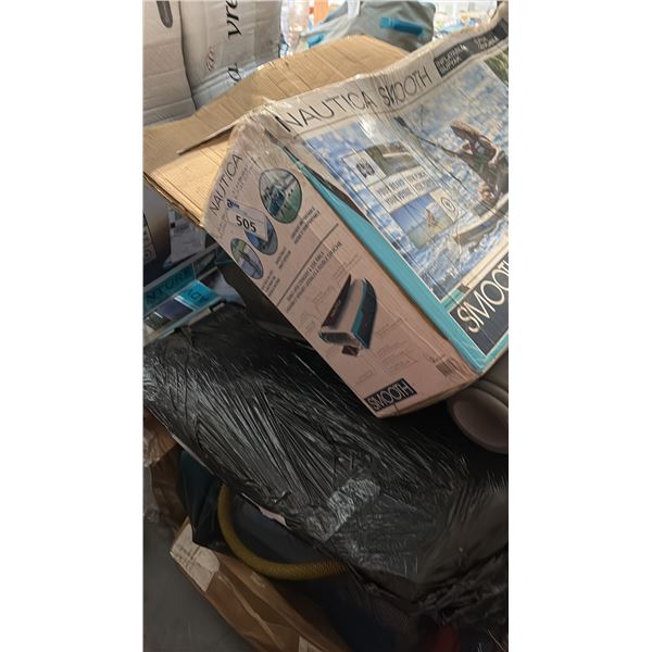PALLET OF AQUATIC VESSELS AND ACCESSORIES