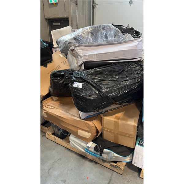 PALLET OF AQUATIC VESSELS AND ACCESSORIES