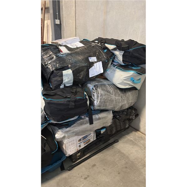 PALLET OF AQUATIC VESSELS AND ACCESSORIES