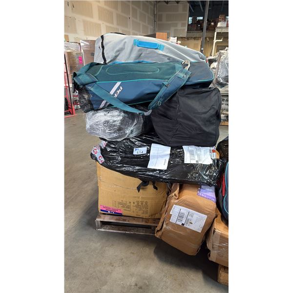 PALLET OF AQUATIC VESSELS AND ACCESSORIES