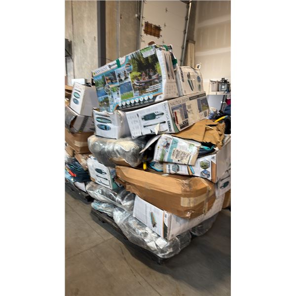 PALLET OF AQUATIC VESSELS AND ACCESSORIES