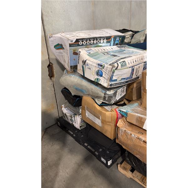 PALLET OF AQUATIC VESSELS AND ACCESSORIES