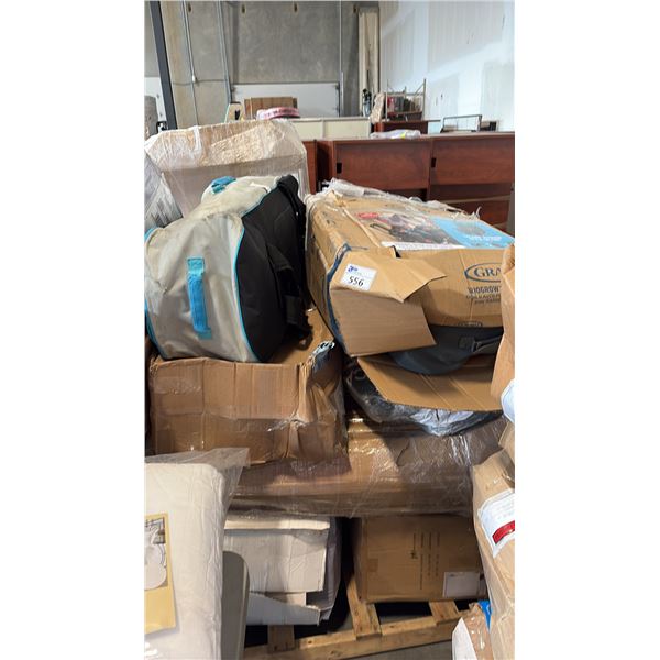 PALLET OF AQUATIC VESSELS AND ACCESSORIES