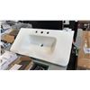 Image 1 : SINGLE SINK BATHROOM BASIN 36" X 18"