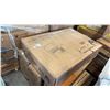 Image 1 : PALLET OF FURNITURE INCL NATURAL OAK MODERN MAKEUP VANITY DESK, DRESSER AND MORE