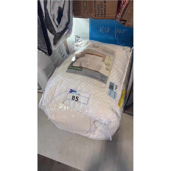 TRULY SOFT TEXTURED WAFFLE COMFORTER 3 PC SET FULL/QUEEN