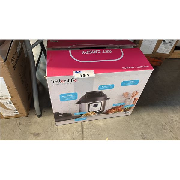 11-IN-1 INSTANT POT DUO CRISP AIR FRYER