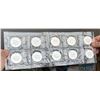 Image 2 : CANADIAN MAPLE LEAF $5 SILVER COINS - PACK OF 10 - EACH COIN IS 1 TROY OUNCE OF .9999 FINE SILVER