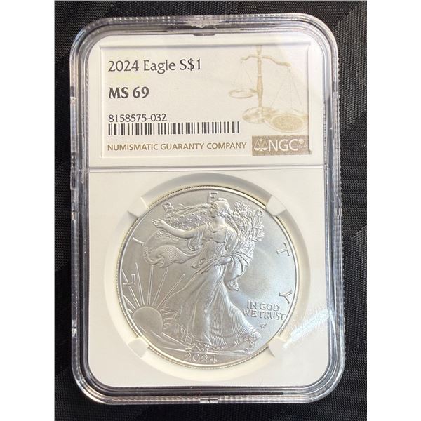 AMERICAN SILVER EAGLE - 2024 MS69