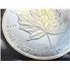 Image 7 : CANADIAN MAPLE LEAF 1 TROY OUNCE OF .9999 FINE SILVER $5 SILVER COIN - 1997; BRILLIANT UNCIRCULATED