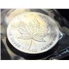 Image 7 : CANADIAN MAPLE LEAF 1 TROY OUNCE OF .9999 FINE SILVER $5 SILVER COIN - 1997; BRILLIANT UNCIRCULATED