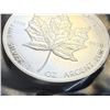 Image 8 : CANADIAN MAPLE LEAF 1 TROY OUNCE OF .9999 FINE SILVER $5 SILVER COIN - 1997; BRILLIANT UNCIRCULATED