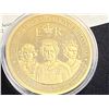 Image 16 : COMMEMORATIVE 24K GOLD LAYERED MEDALS, COLORIZED AND WITH SWAROVSKI CRYSTALS - PROOFS