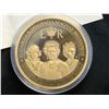 Image 31 : COMMEMORATIVE 24K GOLD LAYERED MEDALS, COLORIZED AND WITH SWAROVSKI CRYSTALS - PROOFS