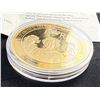 Image 33 : COMMEMORATIVE 24K GOLD LAYERED MEDALS, COLORIZED AND WITH SWAROVSKI CRYSTALS - PROOFS