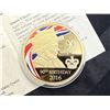 Image 42 : COMMEMORATIVE 24K GOLD LAYERED MEDALS, COLORIZED AND WITH SWAROVSKI CRYSTALS - PROOFS