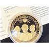 Image 47 : COMMEMORATIVE 24K GOLD LAYERED MEDALS, COLORIZED AND WITH SWAROVSKI CRYSTALS - PROOFS