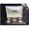 Image 17 : UNITED STATES COMMEMORATIVE GALLERY COINS FROM 2000 PLATED IN 24K GOLD