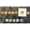 Image 26 : PENNIES - INDIAN HEAD CENTS (X7) AND 1943 "STEEL" PENNIES (X5)