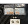 Image 1 : MERCURY SILVER DIMES (X2); INDIAN HEAD (BUFFALO) NICKEL (X2); LINCOLN CENTS - UNCIRCULATED-60 (X6)