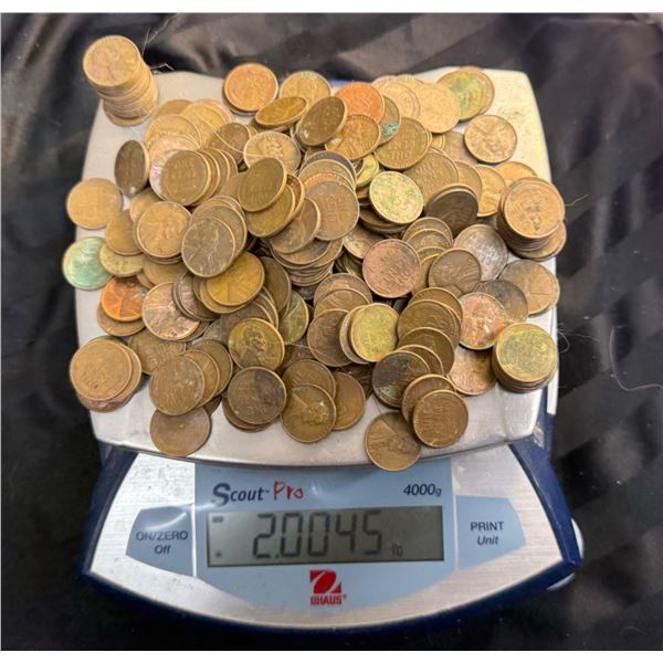 LOT OF WHEAT PENNIES - LOT OF 2 POUNDS OF PENNIES