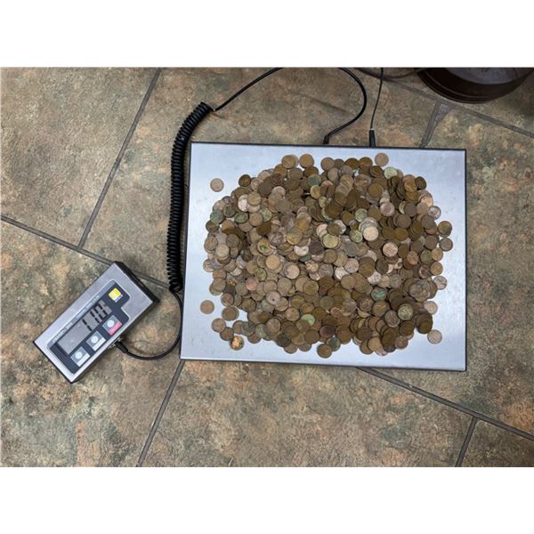 LOT OF WHEAT PENNIES - LOT OF 11 POUNDS OF PENNIES