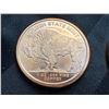 Image 4 : TWO BUFFALO NICKEL REPLICA COPPER BULLION ROUNDS - 1 OUNCE .999 FINE COPPER EACH; INDIAN HEAD (BUFFA