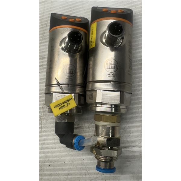(2) ifm #PN2098 Pressure Sensors