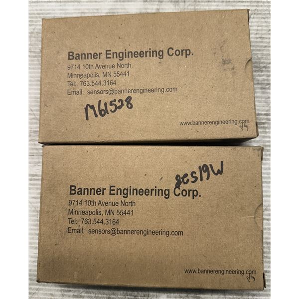 (2) Banner #SM312LVQD Mini-Beam Sensors