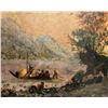 Image 2 : 19th Century Pastoral Oil on Canvas Landscape