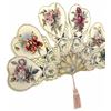Image 2 : Victorian "A Gift of Love" Die-Cut Lover's Fan
