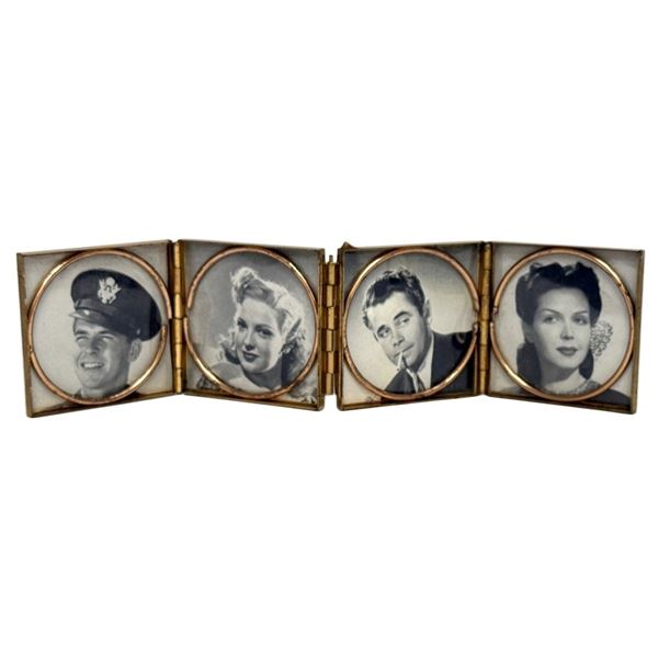 1950s Accordion-Style Hollywood Stars Photo Frame