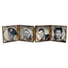 Image 1 : 1950s Accordion-Style Hollywood Stars Photo Frame