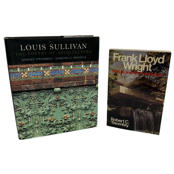 Robert Twombly Signed Architecture Books