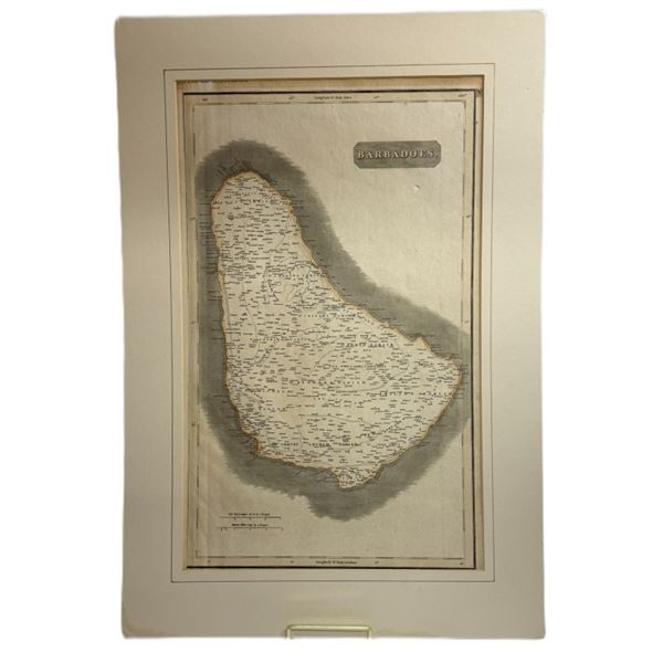 "A New General Atlas" 1817 Barbados Map