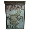 Image 2 : Decorative Vintage-Style Pharmacist Wooden Sign