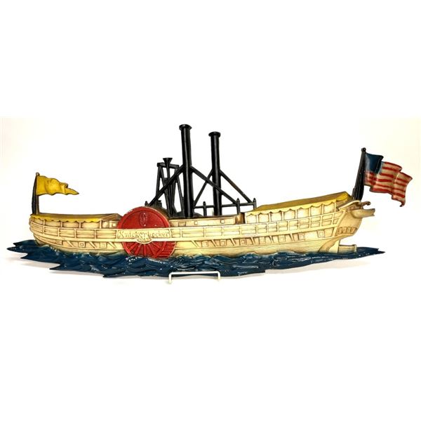 Historical "Knickerbocker" Steamboat Wall Plaque