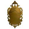Image 2 : Ornate Gold-Toned Rococo-Style Wooden Mirror