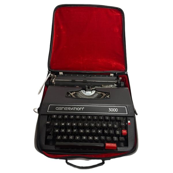 Mid-20th Century Generation Model 3000 Typewriter