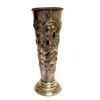 Image 1 : Victorian Silver-Plated Repousse Trumpet Vase