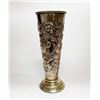 Image 3 : Victorian Silver-Plated Repousse Trumpet Vase