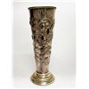 Image 8 : Victorian Silver-Plated Repousse Trumpet Vase