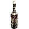 Image 1 : Art Nouveau Sterling Silver Overlay Glass Decanter