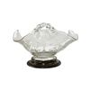 Image 1 : Cambridge Rose Point Crystal & Sterling Dish