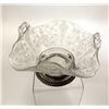 Image 4 : Cambridge Rose Point Crystal & Sterling Dish