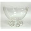 Image 1 : Steuben Signed Crystal Glass Ball-Footed Bowl