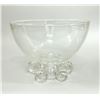 Image 4 : Steuben Signed Crystal Glass Ball-Footed Bowl